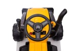 Mamido Elektrický traktor s přívěsem S617 žlutý