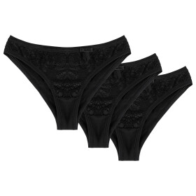 Wol-Bar Soft Pretty 3-pack barva:černá M