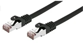 C-TECH patchcord Cat6 FTP 0.5 m černá (8954125014935)