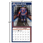 JF Turner Kalendář Edmonton Oilers NHL Connor McDavid #97 2026 Wall Calendar