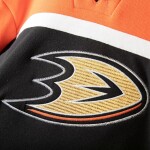 Fanatics Dětská Mikina Anaheim Ducks Asset Lace-Up Pullover Hoodie Velikost: Dětské let)