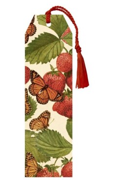 Knižní záložka Strawberry & Butterfly