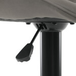 Barová židle, šedá, látka,AUB-V3066 GREY3