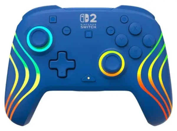 Turtle Beach Afterglow Wave Wireless modrá / Herní ovladač / bezdrátový / Nintendo Switch / RGB podsvícení / TMR páčky (TBC-8106-25)