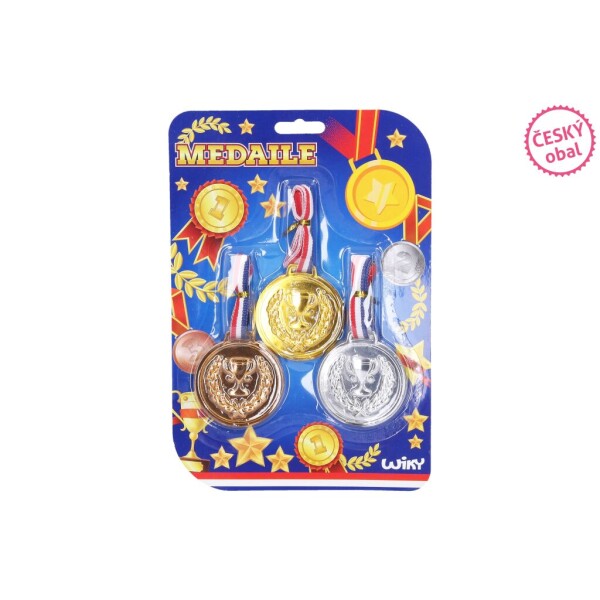 Wiky Medaile 3 ks