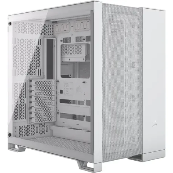Corsair 6500D Airflow bílá / E-ATX / 4x USB-A 3.2 / 1x USB-C 3.2 / bez zdroje / průhledná bočnice (CC-9011260-WW)