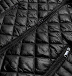 Černá prošívaná dámská bunda kapucí model 15856210 Černá Ann Gissy