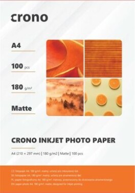 Crono PHPM4A fotopapír matný A4 100ks (PHPMA4-100)