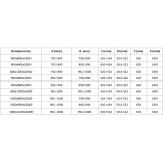 MEXEN/S - Lunar L sprchový kout pětiboký křídlový levá 80 x 90, transparent, růžové zlato 831L-080L-090P-60-00-L