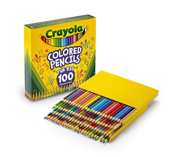 Crayola Crayola, 68-8100, Colored pencils, klasické pastelky, 100 ks