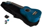 Cascha HH 3971 Soprano Ukulele Bundle Blue