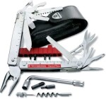 VICTORINOX SWISSTOOL CS PLUS / Multifunkční nářadí / Ocel / Počet funkcí 37 / Délka 115 mm / Kožené pouzdro (3.0338.L)