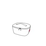 Chladící taška na svačinu Reisenthel Coolerbag S pocket Herringbone dark blue