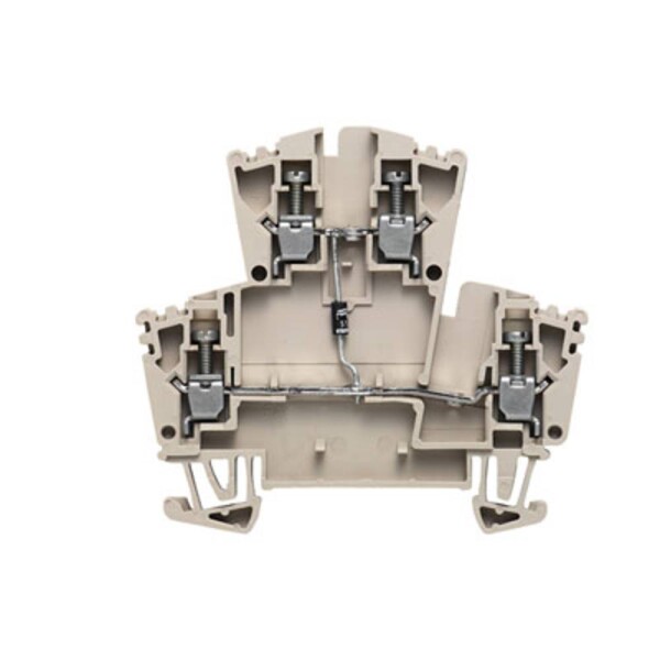 W-Series, Component terminal, Rated cross-section: 2,5 mm&sup2;, Screw connection, Direct mounting WDK 2.5 1D A.1 1023400000 Tmavě béžová Weidmüller 25 ks