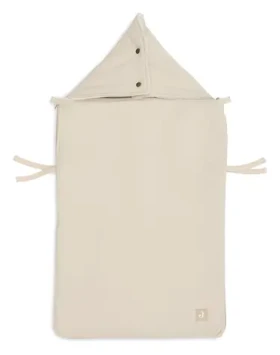 Jollein Fusak do autosedačky Little Waffle Sand / od narození / 42×82 cm / bavlna+fleece (025-811-68158)