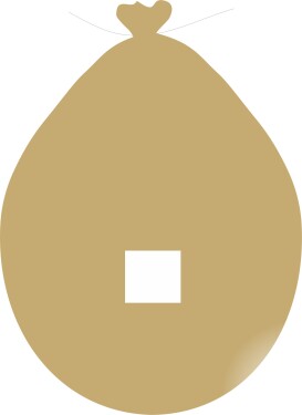 Balónek znak tečka zlatý balonky.cz Balónek znak tečka zlatý balonky.cz