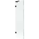 MEXEN/S - Lunar L vanová zástěna FIX 50 x 150, transparent, černá 897L-050-000-70-00