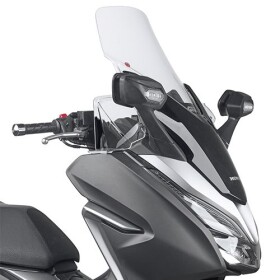 Df1166 boční plexi čiré na ochranu rukou Honda Forza 125-300 (19-20)/350 (21-25), včetně mont. sady