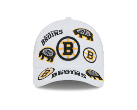 New Era Pánská kšiltovka Boston Bruins NHL 9FORTY M-Crown A-Frame Trucker All Over bílá