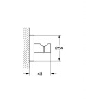 GROHE - Essentials Háček na koupací plášť, chrom 40364001