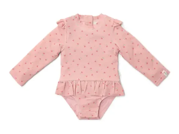 Little Dutch Plavky dlouhý rukáv Sunny Flowers Blush vel. 98/104 (CL25038654LD)