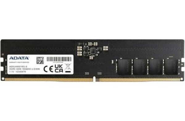 ADATA Premier 32GB (1x 32GB) DDR5 4800MHz / CL40 / DIMM / On Die ECC / 1Rx8 (AD5U480032G-S)