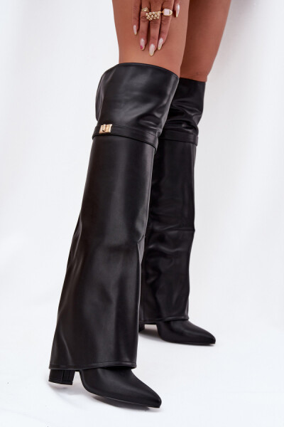 Kozačky na podpatku model 217223 Step in style 37