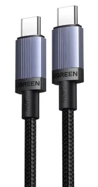 Ugreen Kabel USB-C - USB-C 0.5 m černo-šedá / Kabel / USB-C (M) - USB-C (M) (6941876269068)