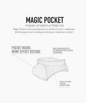 Slipy męskie Magic Pocket, M