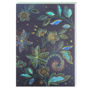 TURNOWSKY Nature’s Melody Flower blok A6 50 listů poznámkový blok A6 linkovaný perforace odtrhávací listy lepený to-do list seznam úkolů