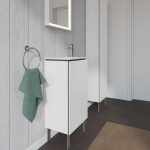 DURAVIT - L-Cube Umyvadlová skříňka 86x42x29 cm, levá, 1 dvířka, lesklá bílá LC6273L2222
