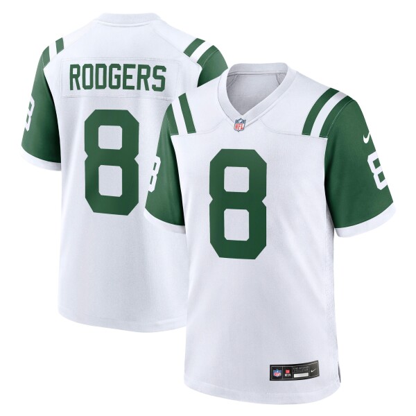 Nike Pánský dres New York Jets NFL Aaron Rodgers #8 Classic Game Velikost: XL
