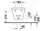 DURAVIT - DuraStyle Závěsný bidet, bílá 2286150000