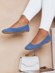 Dámské semišové baleríny MINIMALL modré FashionStreet ZY0671 37