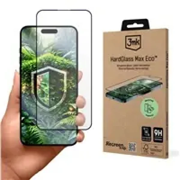 3mk Hardglass Max Eco ochranné sklo pro Apple iPhone 15 Pro (5903108596916)