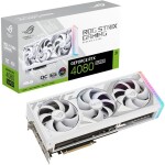 ASUS ROG STRIX GeForce RTX 4080 SUPER O16G GAMING WHITE / 2295-2670 MHz / 16GB GDDR6X / 256Bit / 2xHDMI+3xDP / 320W (16) (90YV0KB2-M0NA00)