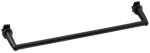 AQUALINE - Sušák ručníků na otopná tělesa 46cm rovný, černá mat IDR-50B