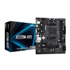 ASRock MB Sc AM4 A520M-HVS, AMD A520M, 2xDDR4, HDMI EDF_380617