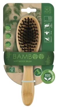 M-PETS Kartáč Bamboo / Měkké štětiny / Pro psy (353298)