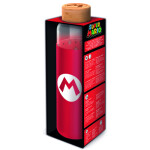 Skleněná láhev návlekem Super Mario 585 ml