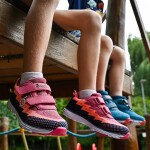 Dívčí lehké sportovní tenisky BUGGA HONE Purple/Orange/Dark Blue - 27