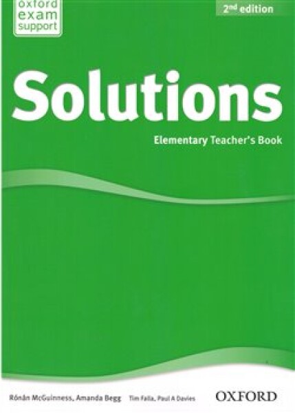 Maturita Solutions 2nd Elementary Teacher´s Book Teacher´s