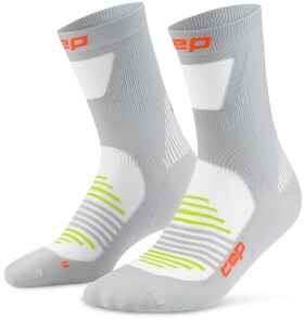 CEP pánské běžecké kompresní vysoké ponožky ULTRALIGHT PRO - grey Velikost: III (Vel. chodidla 39-42)