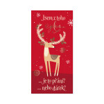 Vánoční obálka na peníze - Jsem z toho jelen - Albi