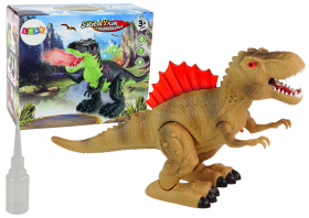 Mamido Dinosaurus chrlící páru hnědý