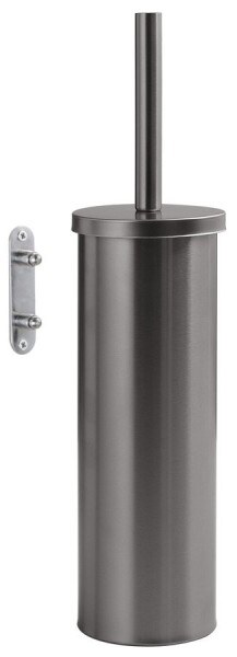 Gedy - FLIP WC štětka závěsná, systém Lift&Clean, gun metal 52330381