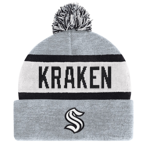 Fanatics Pánská zimní čepice Seattle Kraken NHL Biscuit Knit Skull