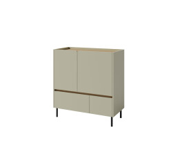 Komoda Luca LC9 Barva korpusu + barva dveří: Eukaliptus / Dub Baltic Dune