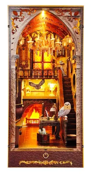 2Kids Toys 3D skládačka Zarážka na knihy Miniatura domečku Magický dům