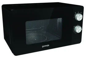 Gorenje MO20E1B černá / Mikrovlnná trouba / 800 W / 20 l / bez displeje (MO20E1B)